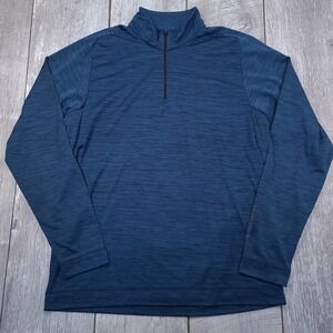 Galvin Green Quarter Zip Pullover Mens Size XL Blue Heathered Golf Active Layer